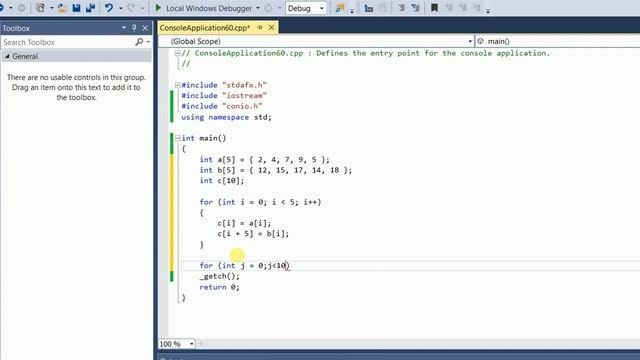 Adding Arrays | Joining/Appending Arrays | Handling Arrays | Concept | Explained by Examples | C++ смотреть онлайн
