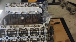 Сборка двигателя 1vd-ftv Toyota Land Cruiser часть 3