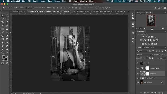 How to Make a Double Exposure in Photoshop CC смотреть онлайн