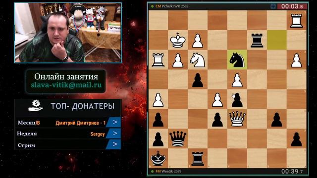 [RU] Ермолаев-Витик в рамках Кубка ШМК на Lichess.org смотреть онлайн