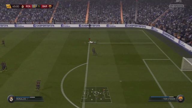 Real Madrid Vs. FC Barcelona - First Play FIFA 15 PS4 Gameplay