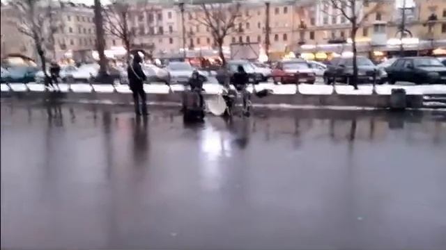 Санкт-Петербург Сенная площадь, 2 февраля 2015, уличные музыканты смотреть онлайн