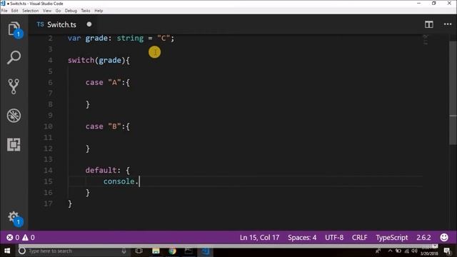 #5 TypeScript Tutorial for Beginners - switch смотреть онлайн