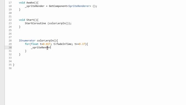 Color.Lerp Unity Once using Coroutines | No Update Function Beginner Tutorial смотреть онлайн