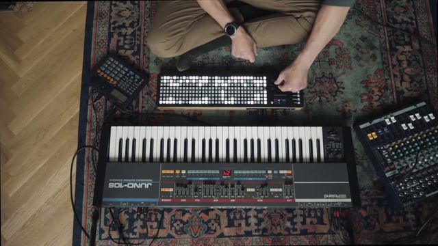 Polyend Seq With Juno-106 Boss DR-770