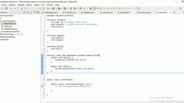 Java - Abstraction - Interface and Abstract Class смотреть онлайн