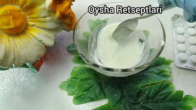 Aspirin Mask! Yuz terisini yoshartiradigan va oqartiruvchi niqob retsepti! #skincare #beautytips смотреть онлайн