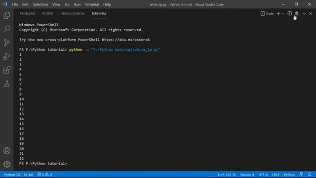 Python Tutorial- While Loops #12 - Lalit Codes смотреть онлайн