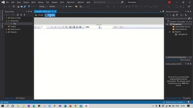 SSRS Using Parameter Default Values And Available Values смотреть онлайн