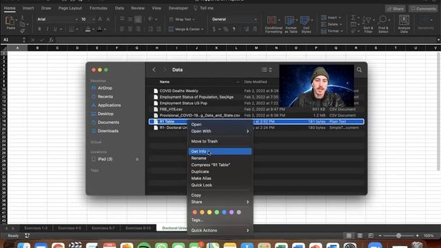 Import External Data (URL), Excel for Mac смотреть онлайн