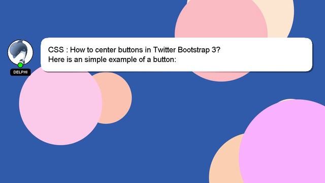 CSS : How to center buttons in Twitter Bootstrap 3? смотреть онлайн
