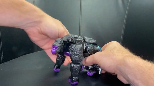 Transformers Nemesis Primal Complete Transformation Process Video. War For Cybertron Worlds Collide