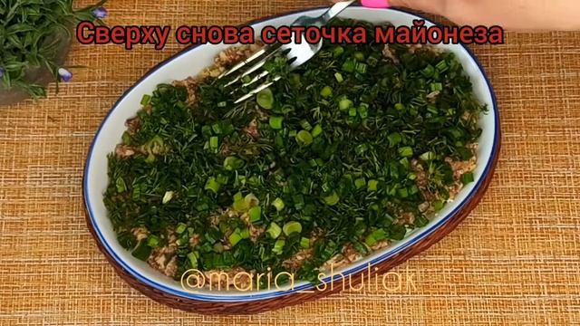 Салат Мимоза с редиской. смотреть онлайн