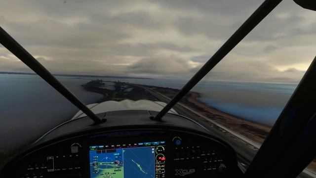 Баг в MICROSOFT FLIGHT SIMULATOR 2020. Крымский Мост. Гроза. Посадка в море смотреть онлайн