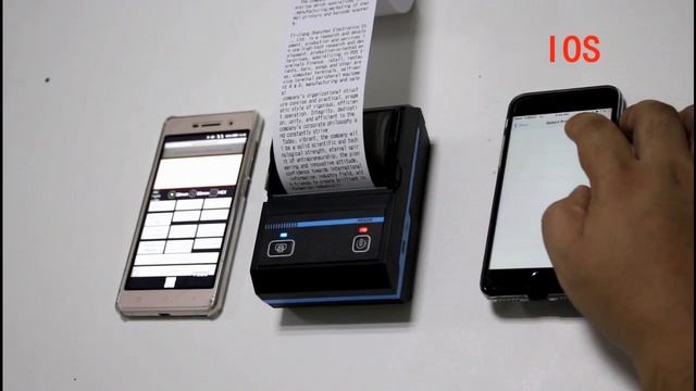 How to use bluetooth printer in Android&IOS phone смотреть онлайн