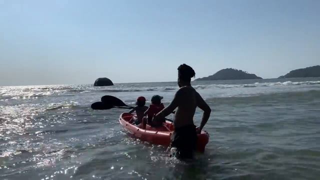 Палолем. Ночь в бунгало. Вылазка с друзьями из Сибири и детьми. смотреть онлайн