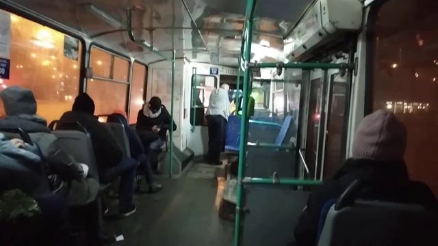 Харьковский троллейбус • покатушки на троллейбусе ЗиУ-682Г-016.02 №3322 смотреть онлайн
