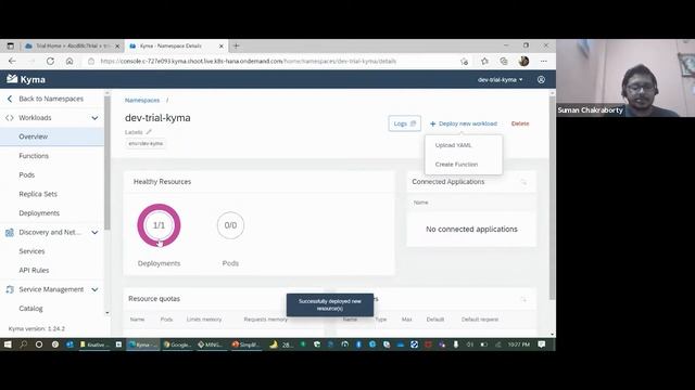 Knative September Meetup/ Simplifying Microservice deployments with Kyma- by Suman Chakraborty смотреть онлайн