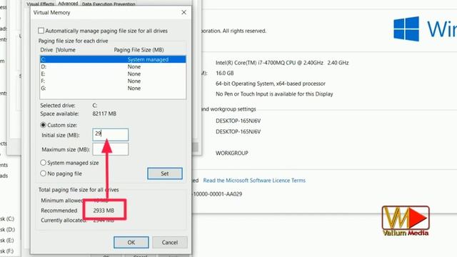 How to Set Virtual Memory or Paging File in Windows 10 to Improve Game and System Performance смотреть онлайн