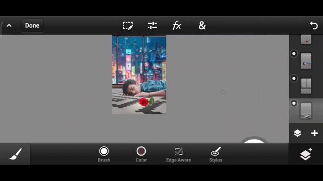 Ps Touch Photo Manipulation Tutorial / Ps cc 2019 / Autodesk Sketchbook/ Lightroom mobile .✅? смотреть онлайн