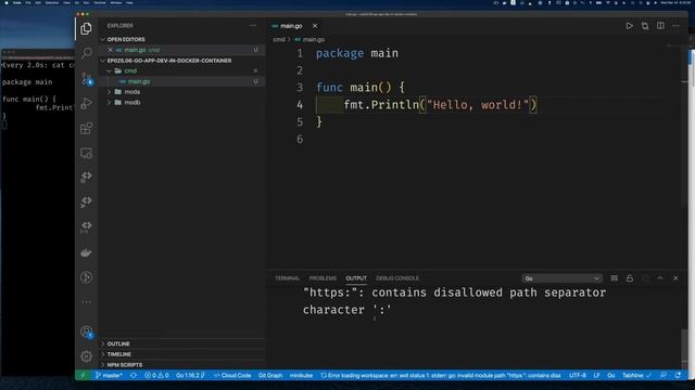 ep25.6 - GO App Dev in Docker Container смотреть онлайн