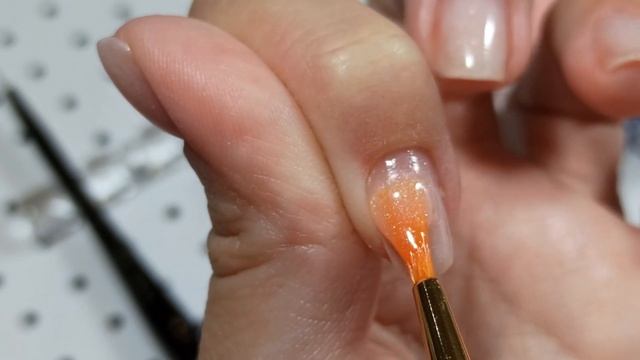 светоотражающий гель лак и фольга на ноготк