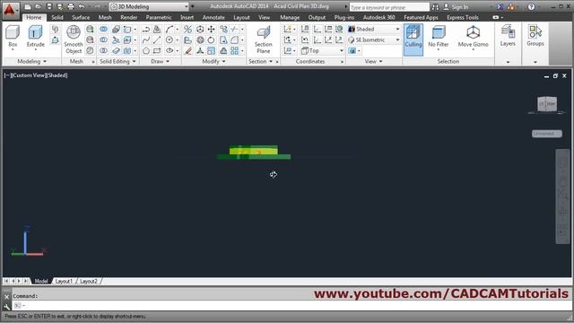 AutoCAD 3D House Modeling Tutorial Beginner Basic - 3 смотреть онлайн