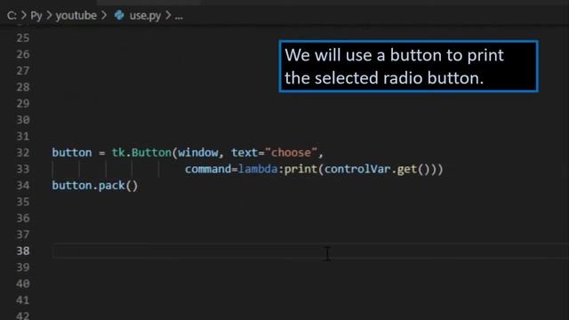 TkInter's radio buttons and check buttons смотреть онлайн