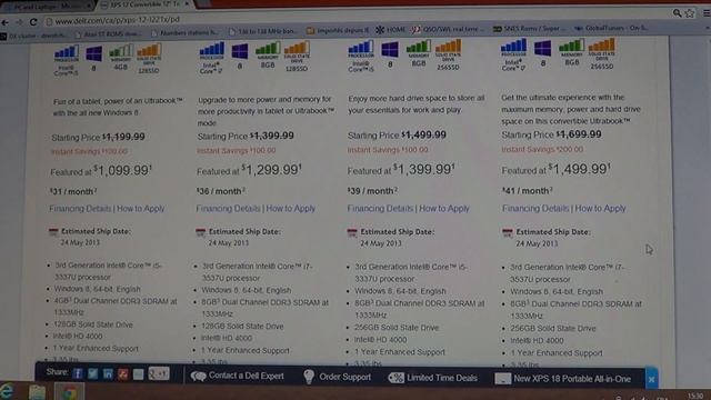 Windows 8 Dell XPS 12 ultrabook look and review Intel core I5 and I7 смотреть онлайн