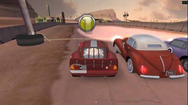 Cars Mater National Wii Walkthrough Part 3 : Collecting Stuff In Ornament Valley And 4 Races : смотреть онлайн