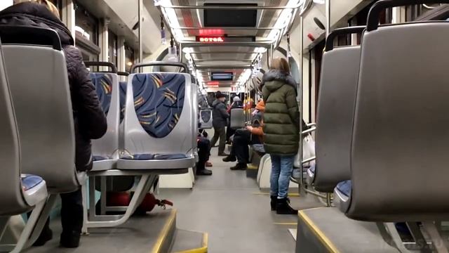 Виляние секций трамвая 71-931 "Витязь" № 0102 смотреть онлайн