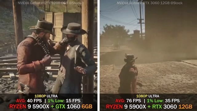 NVIDIA GTX 1060 vs RTX 3060 | Test in 8 Games смотреть онлайн