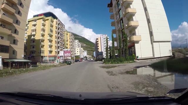 Albania - Drive through the center of Lezhë | Daewoo Tico | GoPro смотреть онлайн