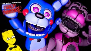 Поймал Минирину и Танцы Балоры  FNAF Help Wanted 2