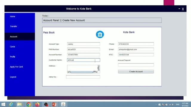 Bank Management System in Java || Java Project || Front end : Java || Back end : MySql || смотреть онлайн