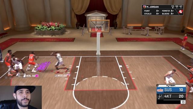 GALAXY OPAL DAVID ROBINSON GAMEPLAY! THE BEST CENTER WITH A 99 OPEN 3 IN NBA 2K19 MYTEAM смотреть онлайн
