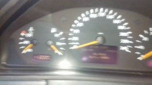 Сломался щиток приборов на W210 (смотрим причину)