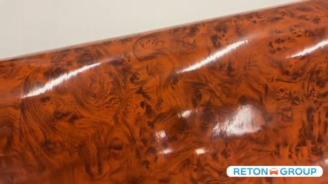 Виниловая пленка глянцевая под дерево: тёмно-коричневая Reton Group / пленка для оклейки авто смотреть онлайн