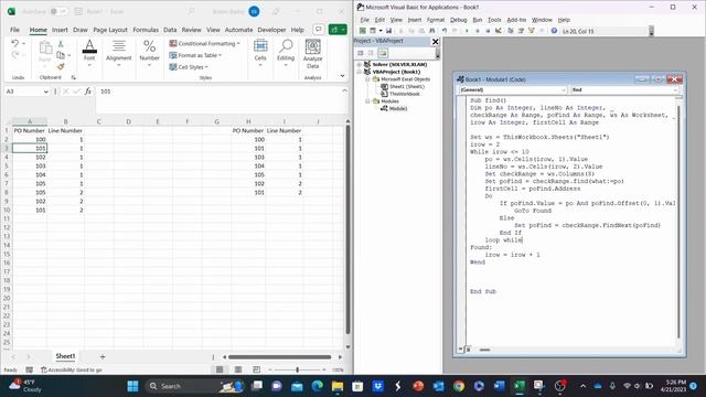 How to loop using find and findnext in excel vba смотреть онлайн