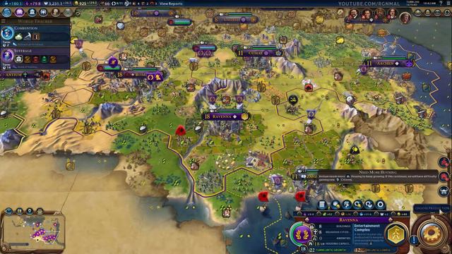 CIVILIZATION 6 | ROME | PATH TO GLORY LET'S PLAY | PART 20 | EMPEROR смотреть онлайн