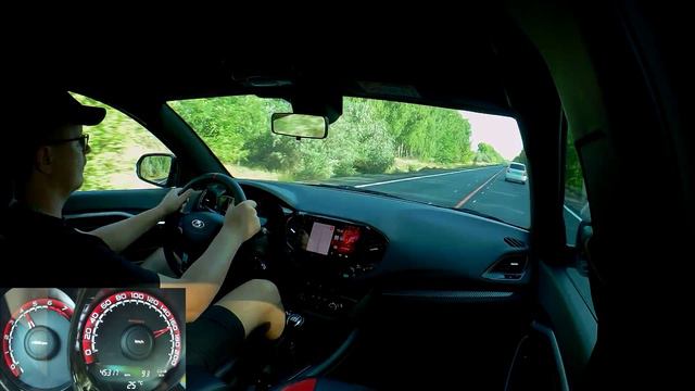 Веста Спорт Турбо валим по трассе