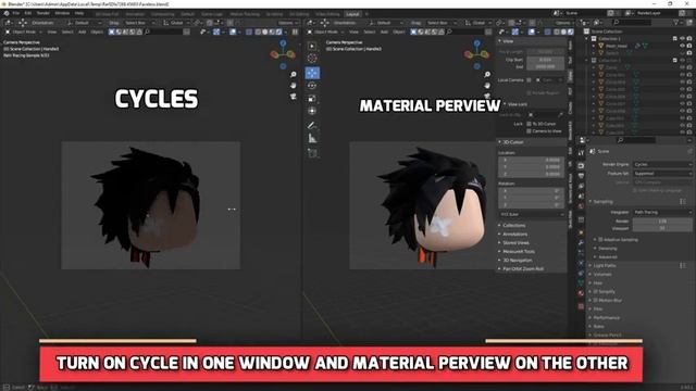 How to make a Roblox Profile Picture/ Roblox PFP (Blender 2.9) смотреть онлайн