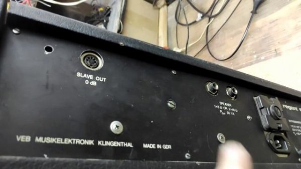 Переделанный УНЧ обзор Vermona 620 50ват 8Ом моно.