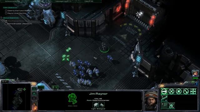 Starcraft 2 : Wings of liberty. Misión secreta Piercing the shroud. смотреть онлайн