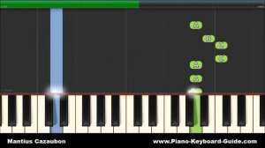 Crazy Frog - Axel F - Slow Easy Piano Tutorial - How To Play