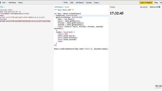 React Lifecycle Methods, and creating a Clock Tick | Episode 2 смотреть онлайн
