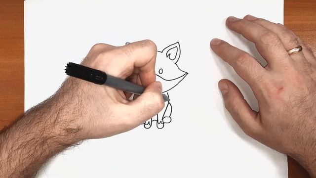 HOW TO DRAW CUTE FOX | КАК НАРИСОВАТЬ МИЛОГО ЛИСЕНКА смотреть онлайн