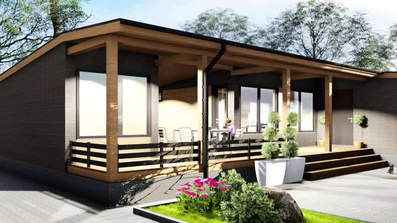 одноэтажный каркасный дом 3d проект смотреть онлайн