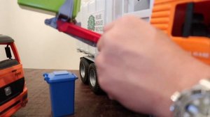 $80 Bruder Garbage Truck Vs $20 Amazon Garbage Toy Knock Off