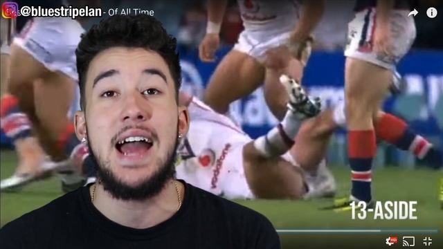 NRL's Best Bumps And Fends Of All Time COMPILATION | American Reacts to National Rugby League 2020 смотреть онлайн